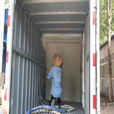 集裝箱保溫聚氨酯發(fā)泡機工藝